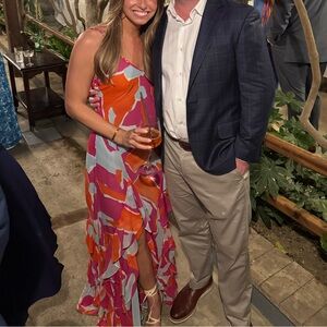 Diane von Furstenberg
Stella Abstract-Print Ruffle Maxi Dress